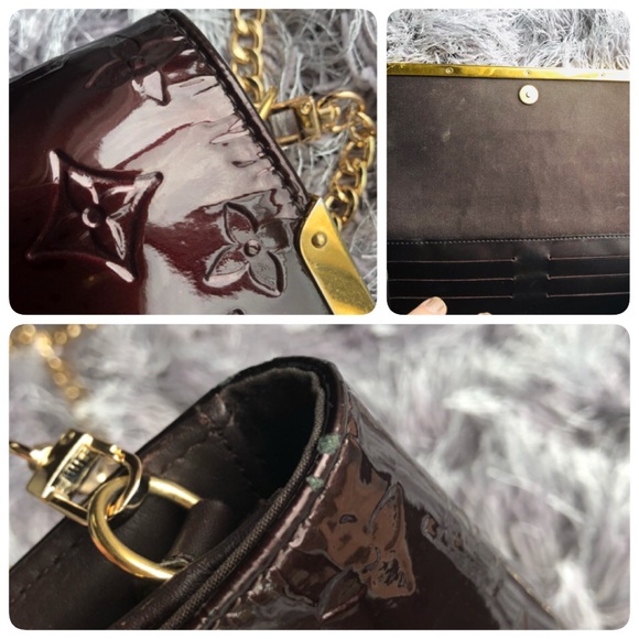 LV Rossmore MM Amarante w/extra chain 2nd LISTING - Picture 4 of 8